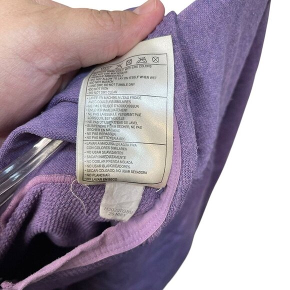 Nike Hyperwarm Hooded Sweatshirt Purple Stretchy Women’s Size Medium - Picture 4 of 7